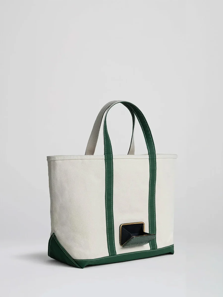 L.L. BEAN TOTE BAG LARGE JADE CROCO