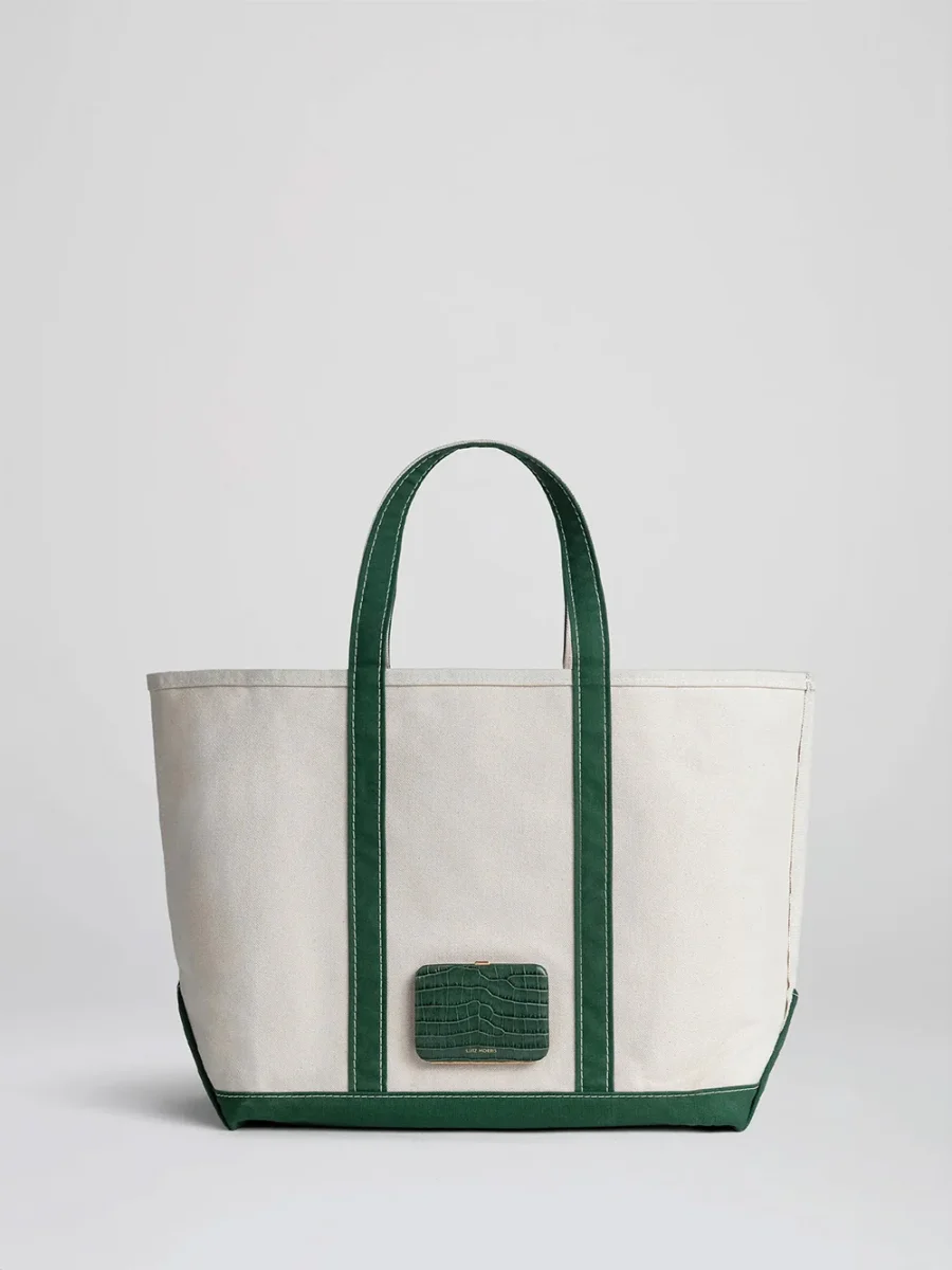 L.L. BEAN TOTE BAG LARGE JADE CROCO – Image 4