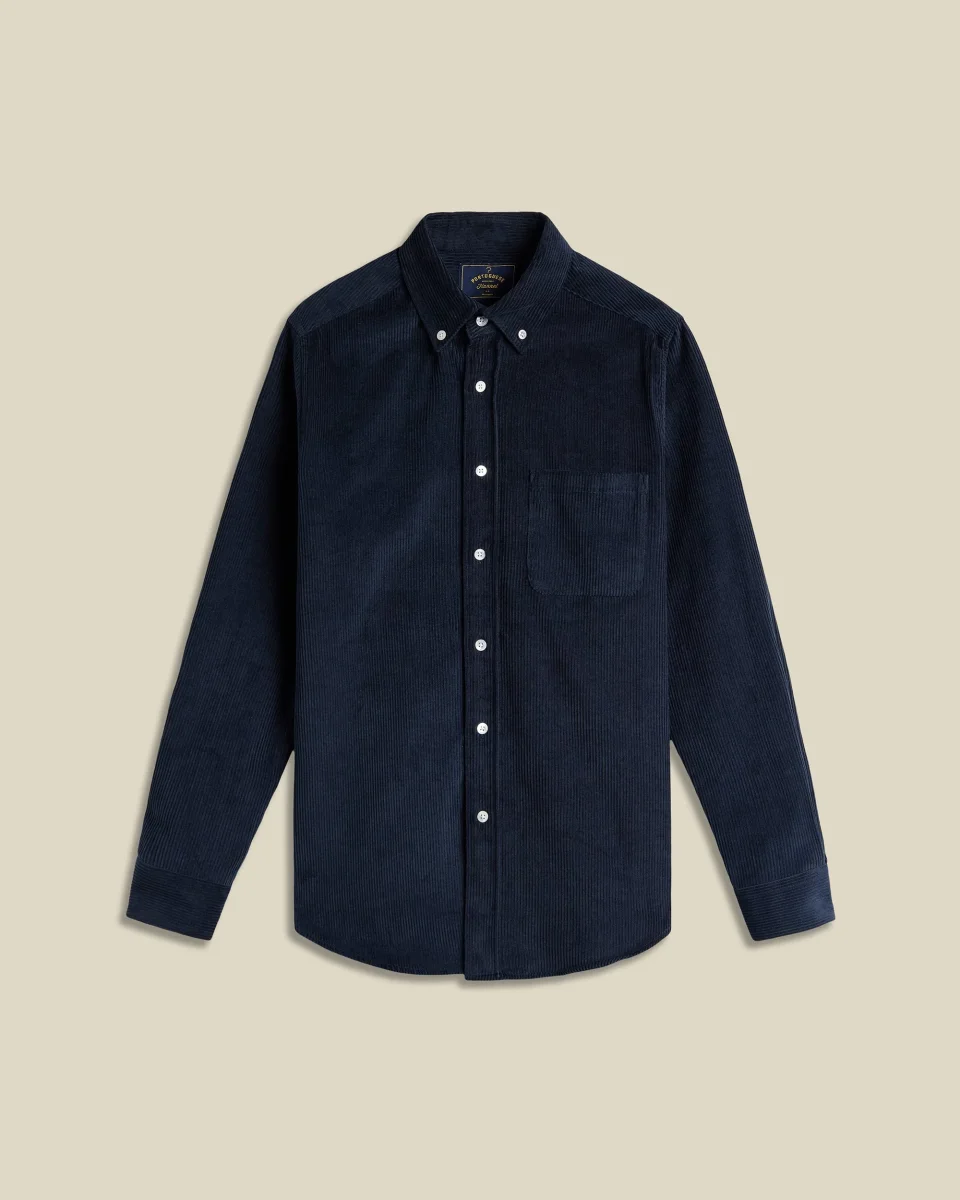PORTUGUESE FLANNEL - Lobo 2.0 Shirt Navy