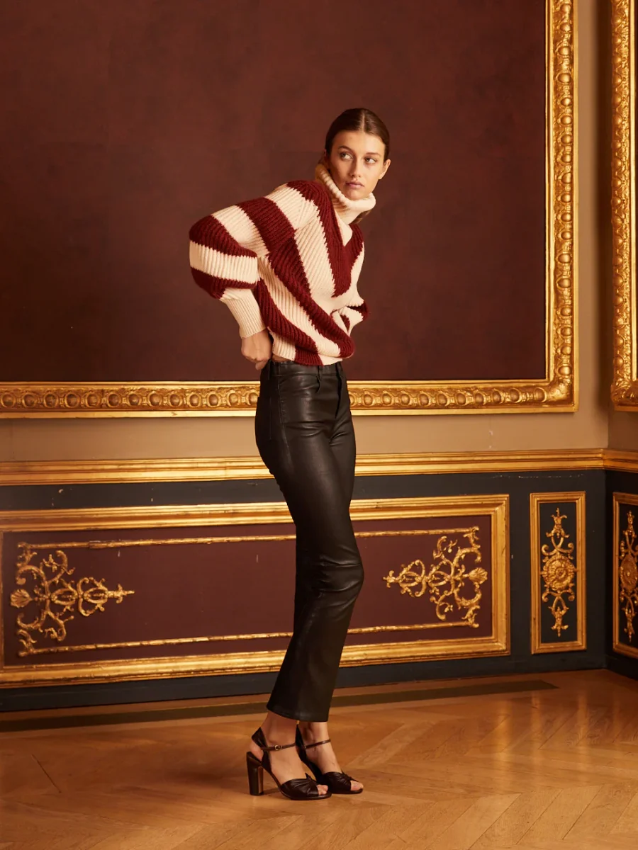 PANTALON DEAN PLONGE NOIR – Image 4