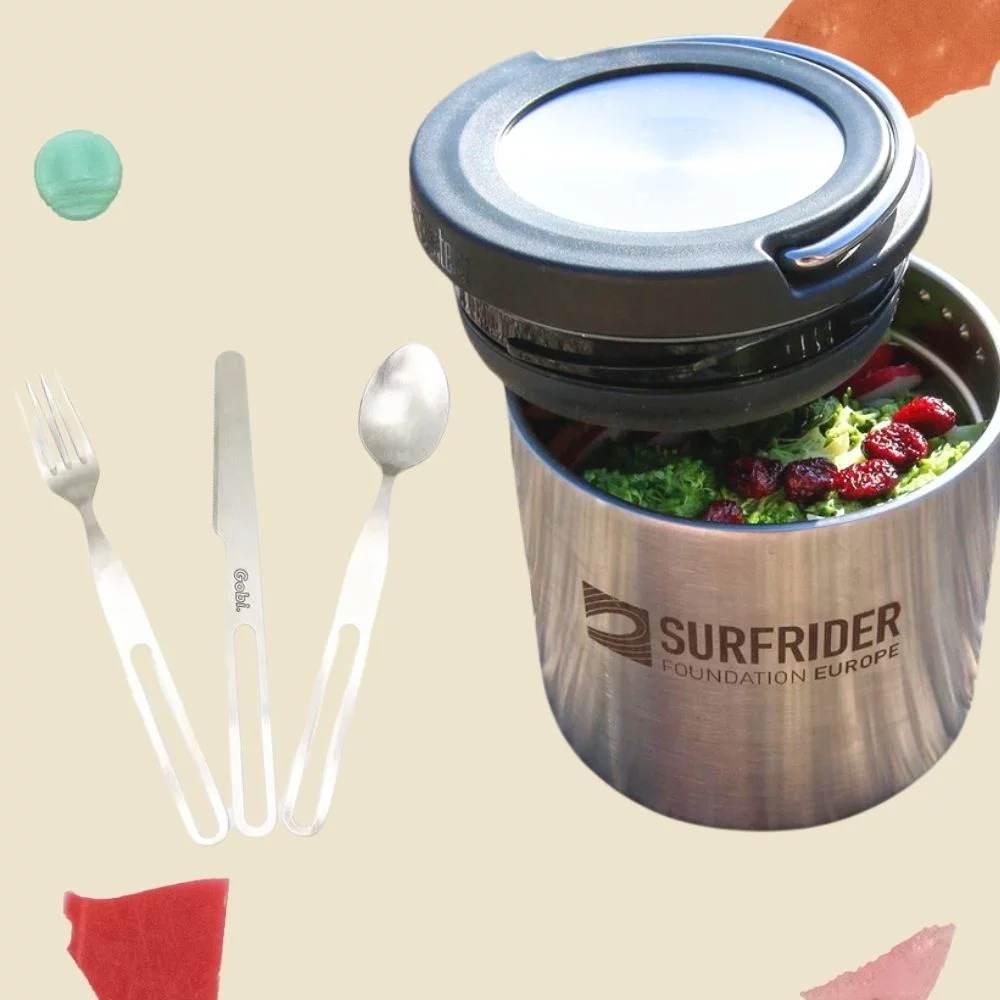 Lot couverts nomades et lunch box canister – 23 cl – Image 2