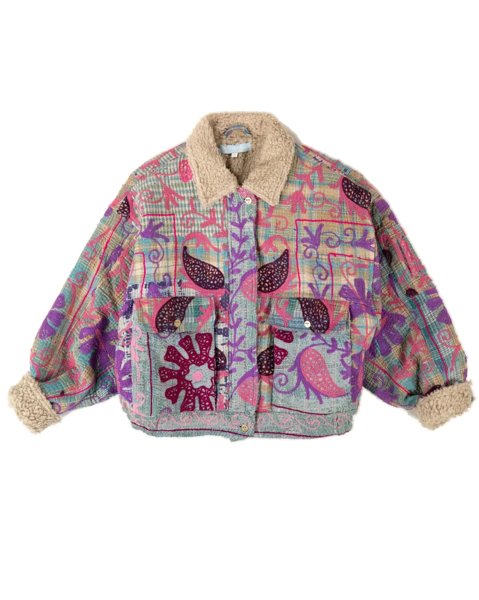 L'ÎLE BLEUE - BLOUSON JIM FOURRÉ - SUZANI – Image 2