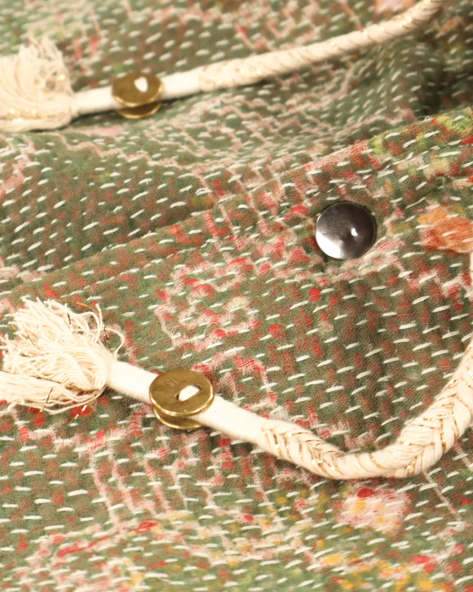 L'ÎLE BLEUE - MANTEAU KANTHA LONG FOURRÉ MEENU – Image 5