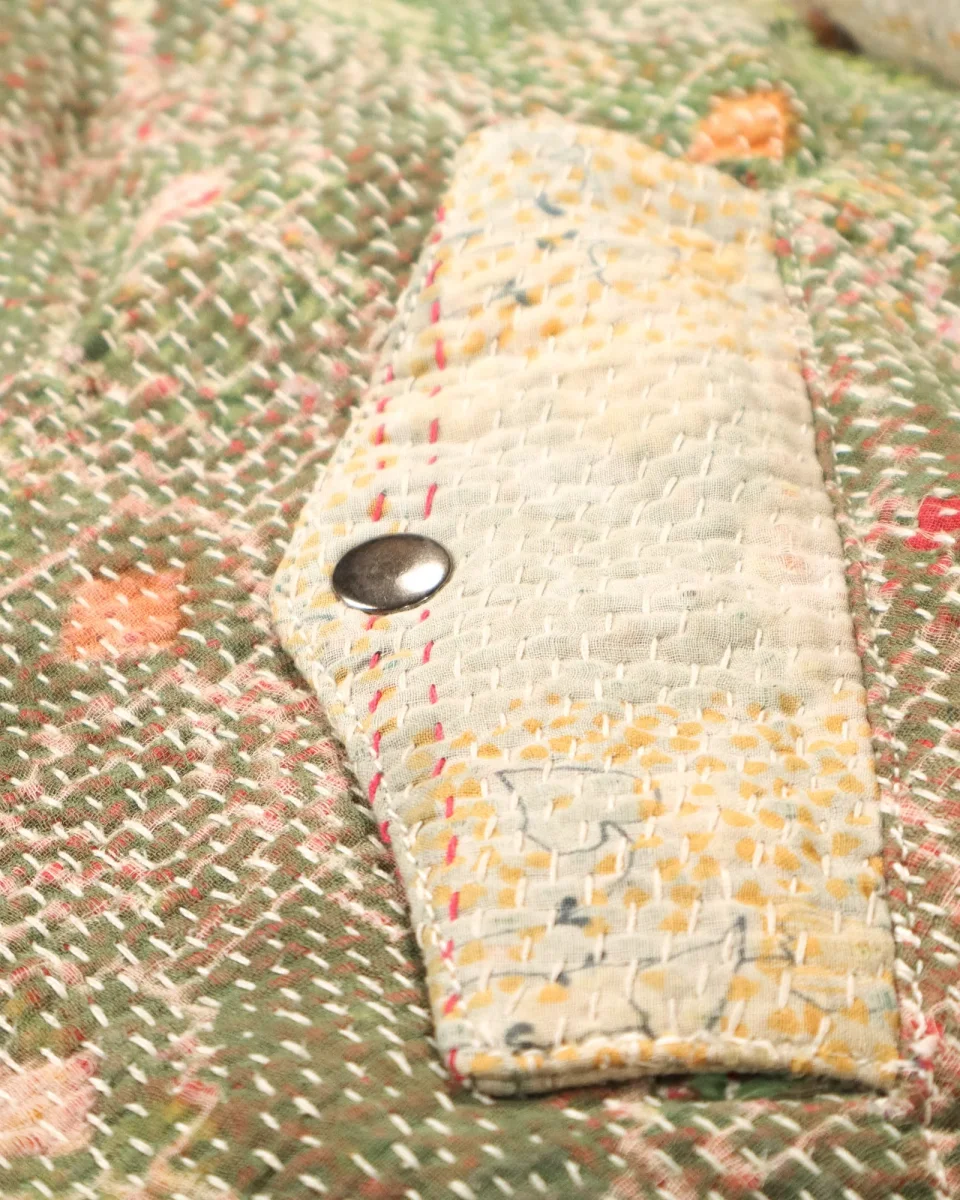 L'ÎLE BLEUE - MANTEAU KANTHA LONG FOURRÉ MEENU – Image 6