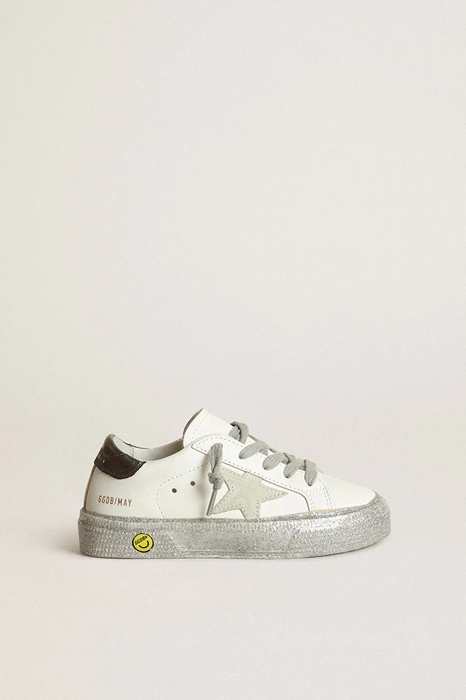 GOLDEN GOOSE - May Leather Grey – Image 2