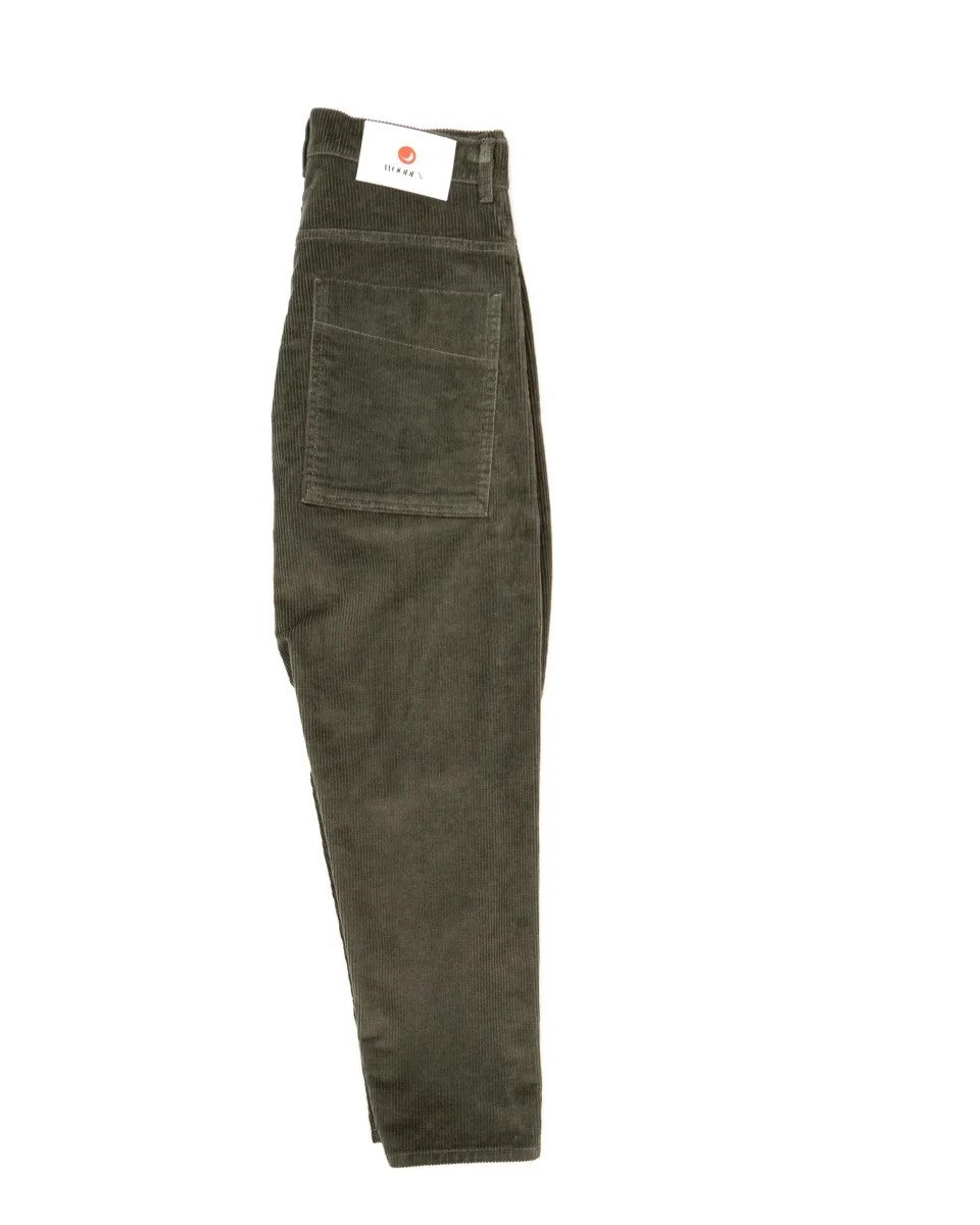 WOODEN - PANTALON VERT CÔTELÉ – Image 3