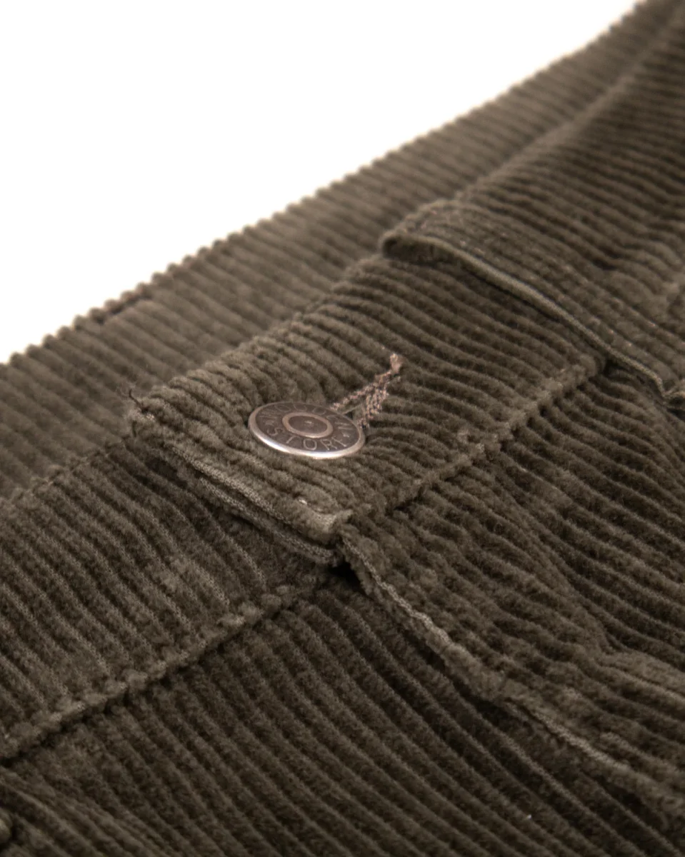 WOODEN - PANTALON VERT CÔTELÉ – Image 5