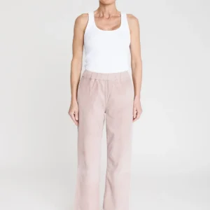 SERGE PARIENTE - PANTALON EN CHÈVRE VIEUX ROSE