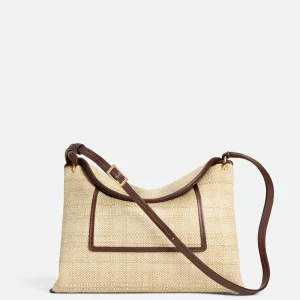 SAC PENELOPE SLOUCH BEIGE RAFFIA