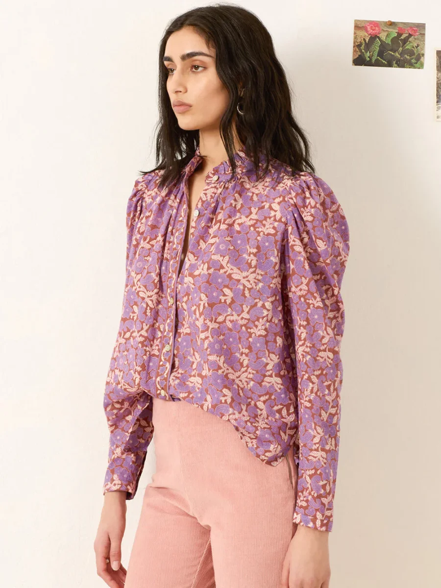 BLOUSE POET TWILIGHT FLORAL – Image 5