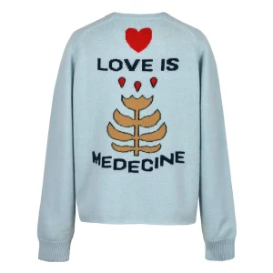 PULL LOVE CACHEMIRE ICE BLUE