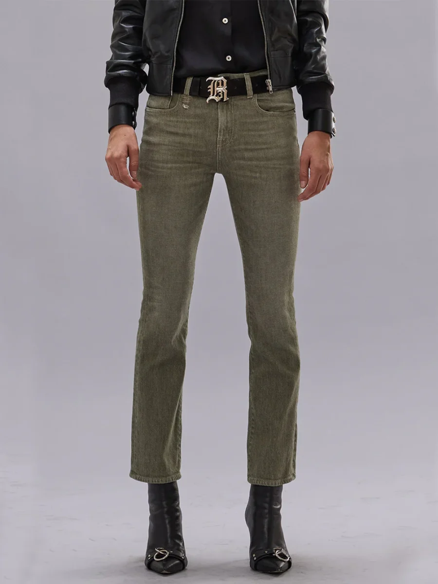 JEAN KICK FIT ARMY GREEN – Image 3