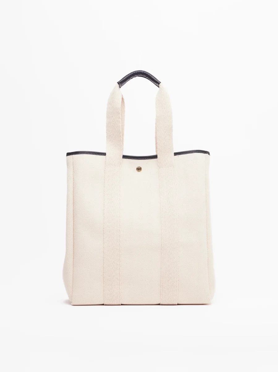 SAC TRAVERSÉE HIGH CANVAS CRÈME – Image 3