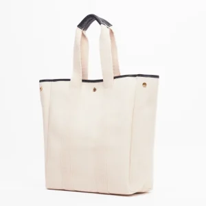 SAC TRAVERSÉE HIGH CANVAS CRÈME