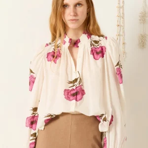 CHEMISE ANNABEL FUCHSIA POPPY