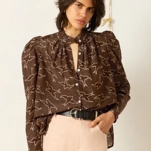 CHEMISE ARTEMIS CLOVE SWALLOW