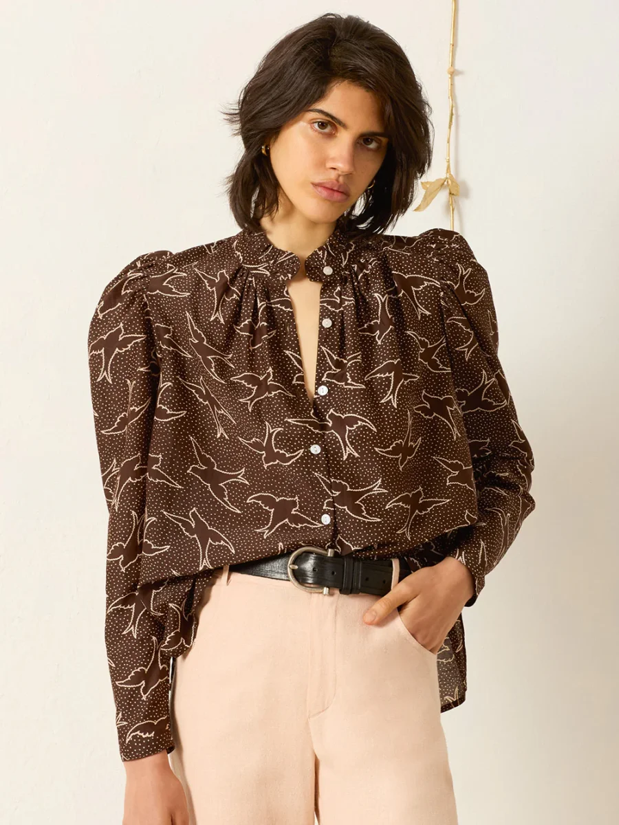 CHEMISE ARTEMIS CLOVE SWALLOW – Image 2