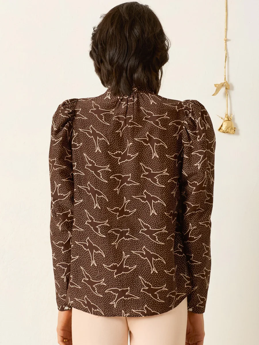 CHEMISE ARTEMIS CLOVE SWALLOW – Image 4