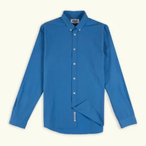 CUISSE DE GRENOUILLE - Chemise en Popeline Marine