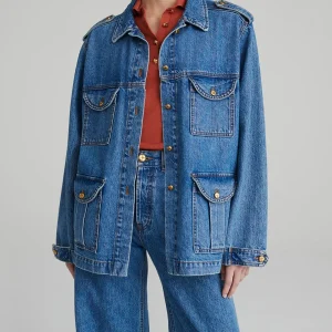 VESTE SAHARIANA EN DENIM NARIIDA MAYA