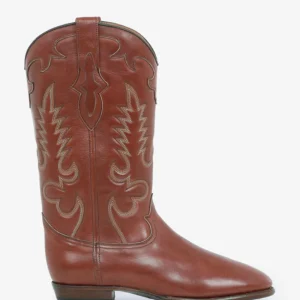 BOTTES MIDNIGHT LEATHER COGNAC