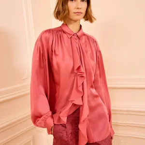 BLOUSE GESTURE ROSEWOOD