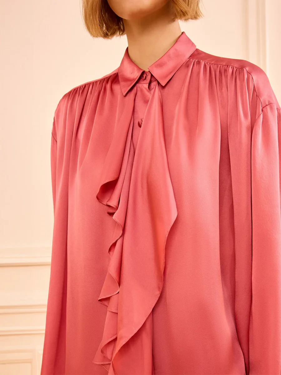 BLOUSE GESTURE ROSEWOOD – Image 3