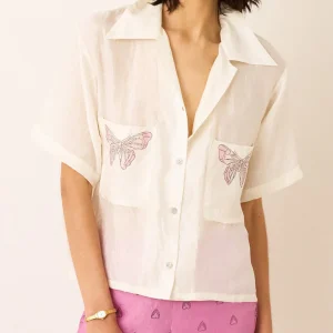 CHEMISE STEVIE BUTTERFLY GARDEN