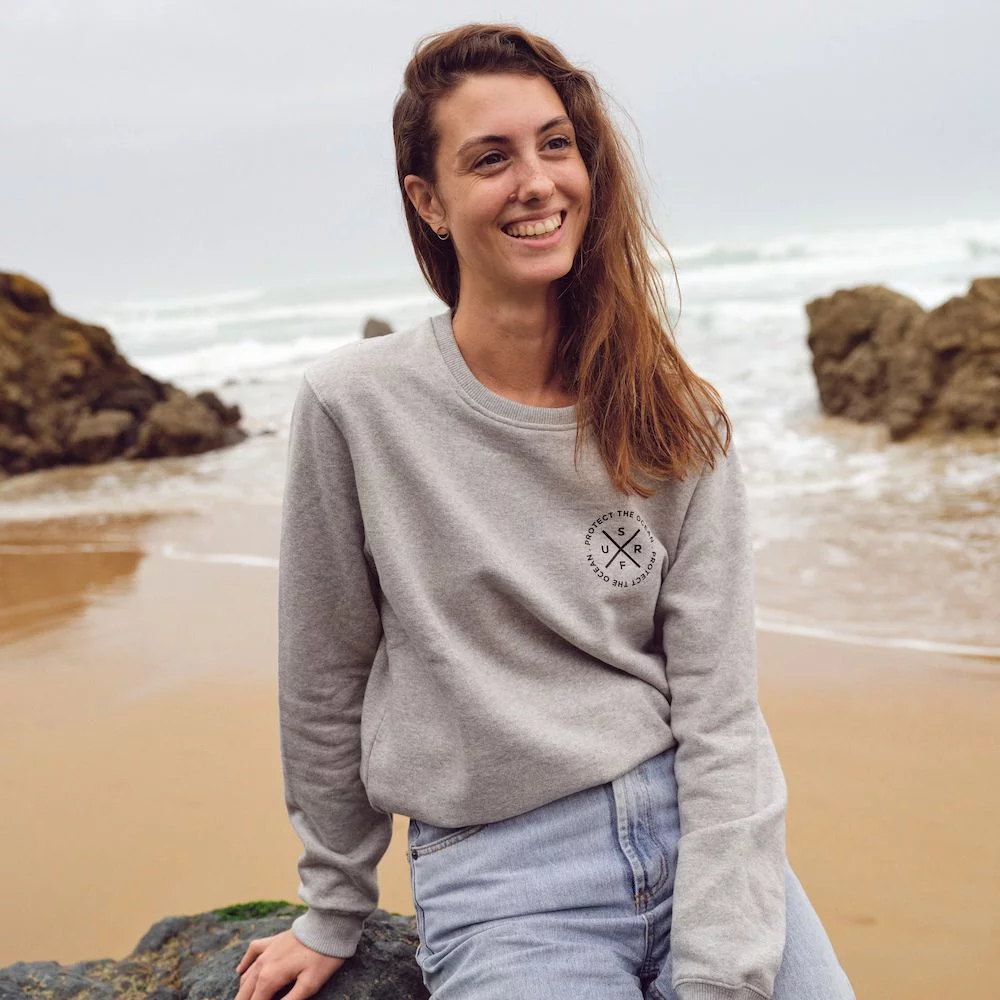 GREY SWEATER – PROTECT THE OCEAN – Image 5