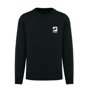 BLACK SWEATER – SURFRIDER WHITE LOGO