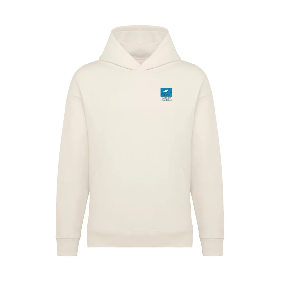 Unisex Ivory Hoodie – Vintage 90’s Wave – Image 3