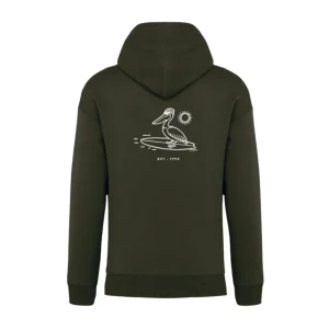 Unisex Green Hoodie – Pelican