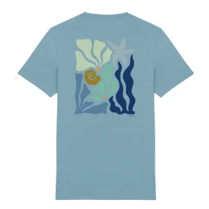 Surfrider x Maore Sagarzazu blue t-shirt