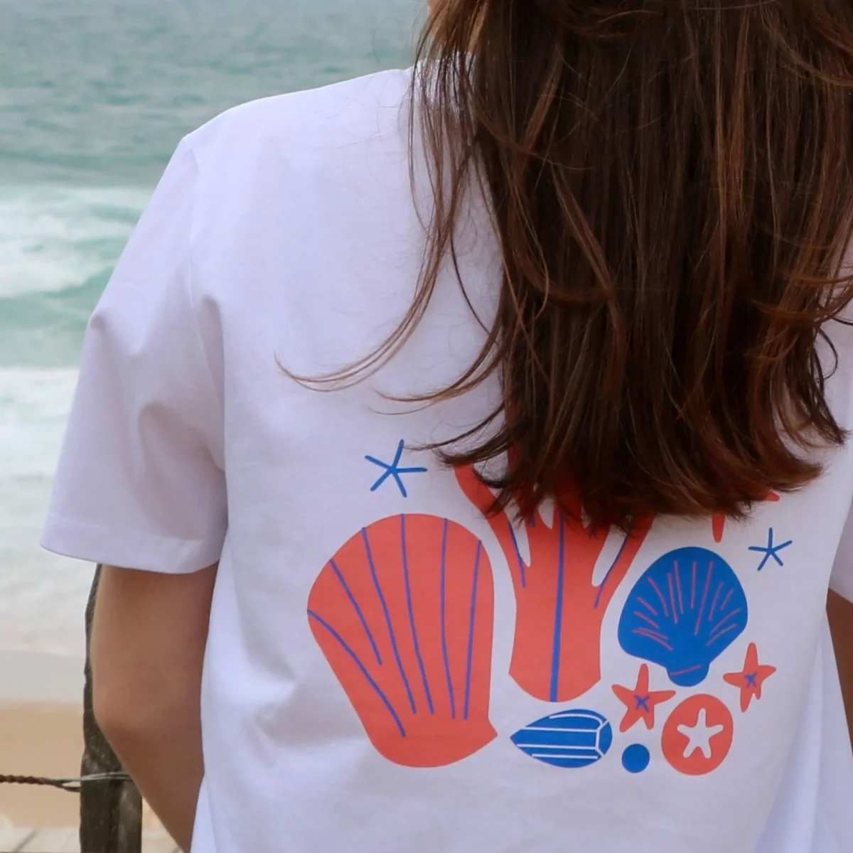 T-shirt unisexe – Coral – Image 6