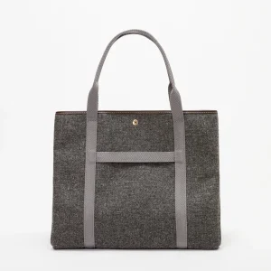SAC TRAVERSÉE L FLANELLE GRIS