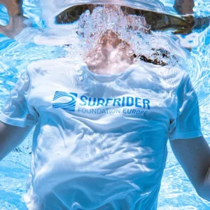 T-shirt unisexe blanc logo Surfrider