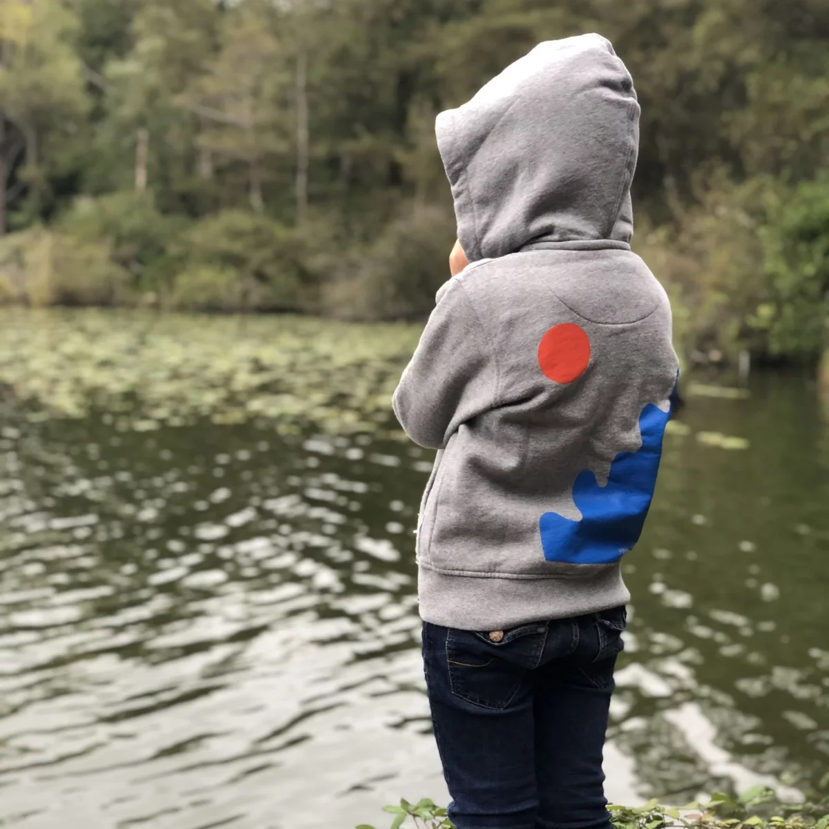 The Sunset Hooded Zipper Kid Grey – SFE – Image 2