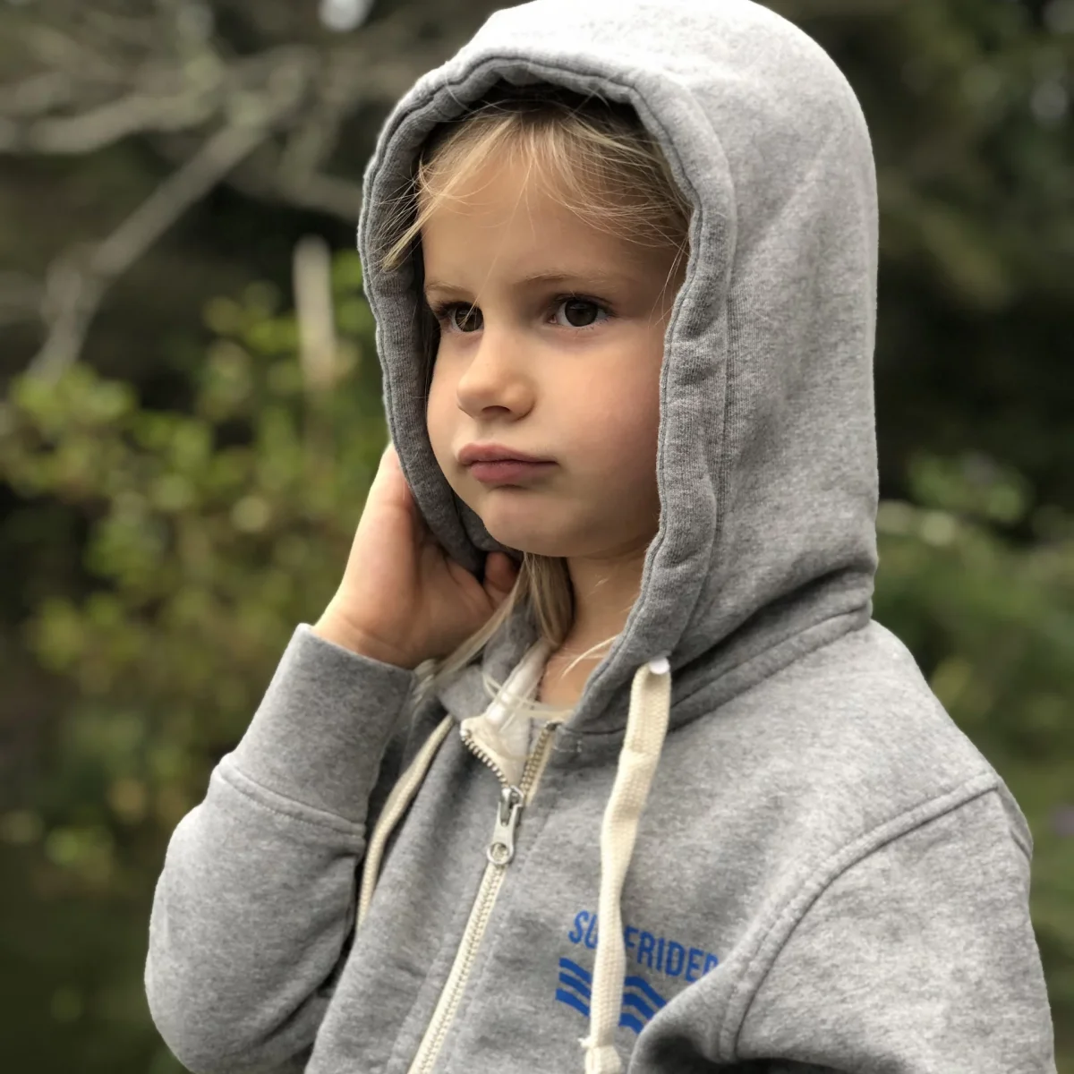 The Sunset Hooded Zipper Kid Grey – SFE – Image 3