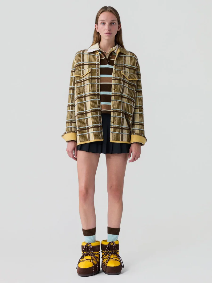 CHEMISE PLAID WORK SOLE COMBO – Image 3