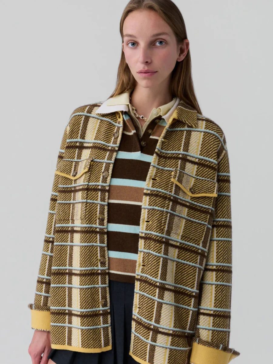 CHEMISE PLAID WORK SOLE COMBO – Image 4