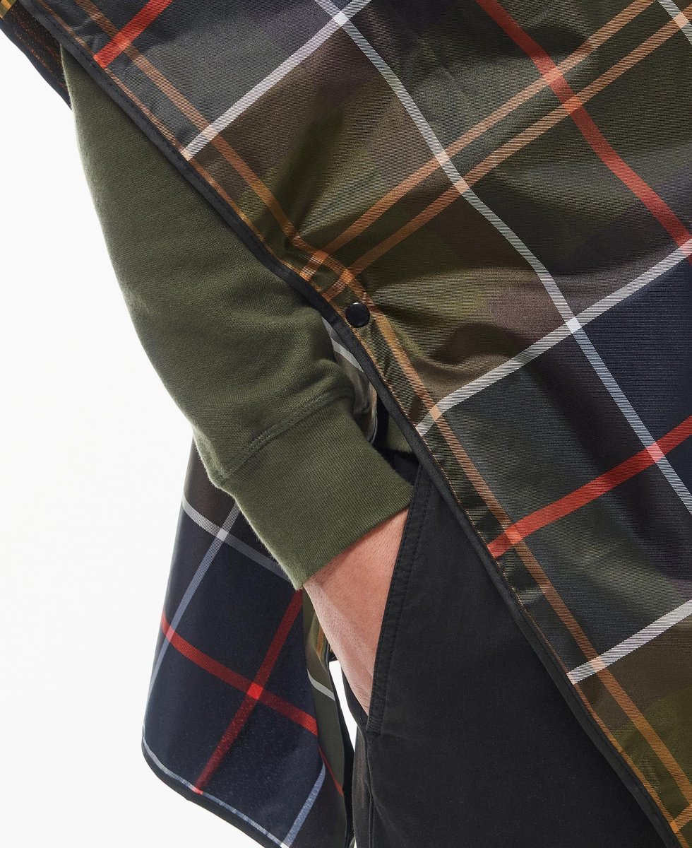 BARBOUR - Tartan Showerproof Poncho – Image 3