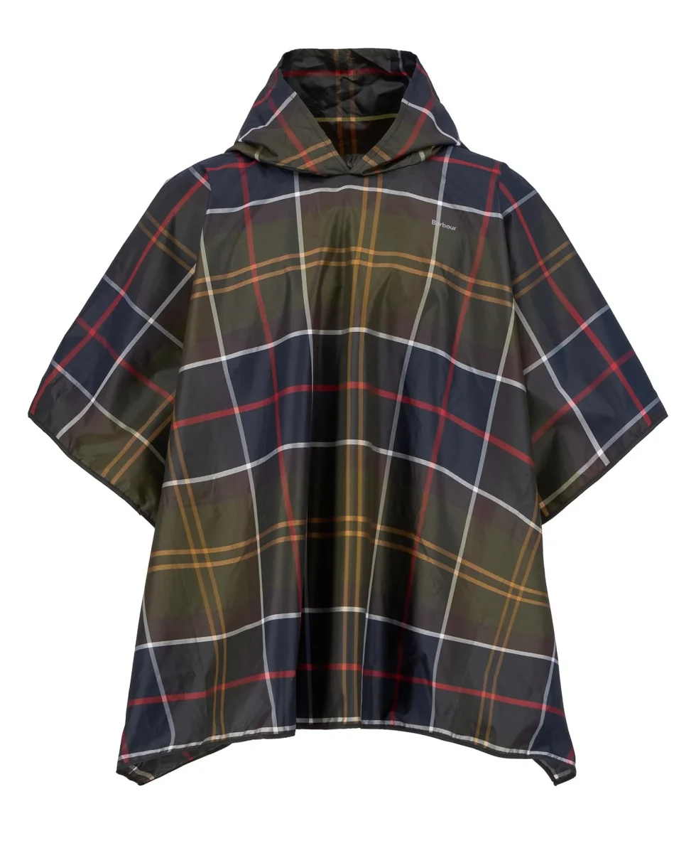 BARBOUR - Tartan Showerproof Poncho – Image 7