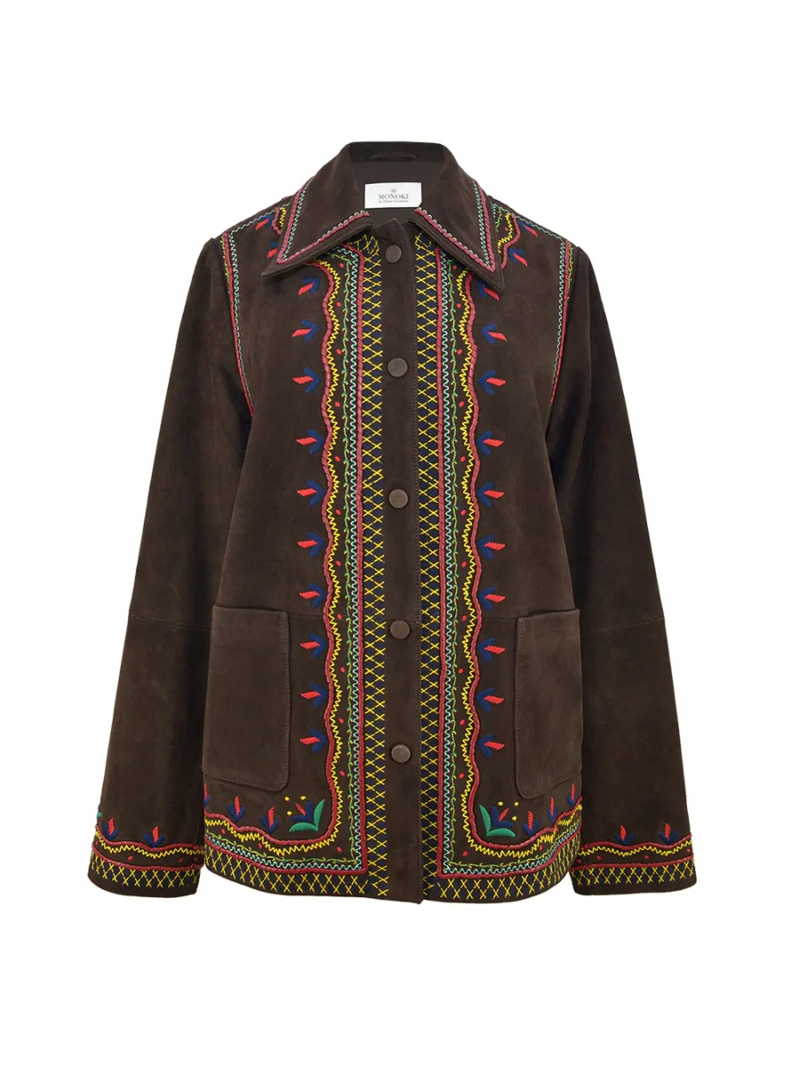 VESTE VOLGA MARRON – Image 3