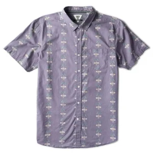 VISSLA CHEMISE ATOMIC PALMS ECO DUSTY LILAC