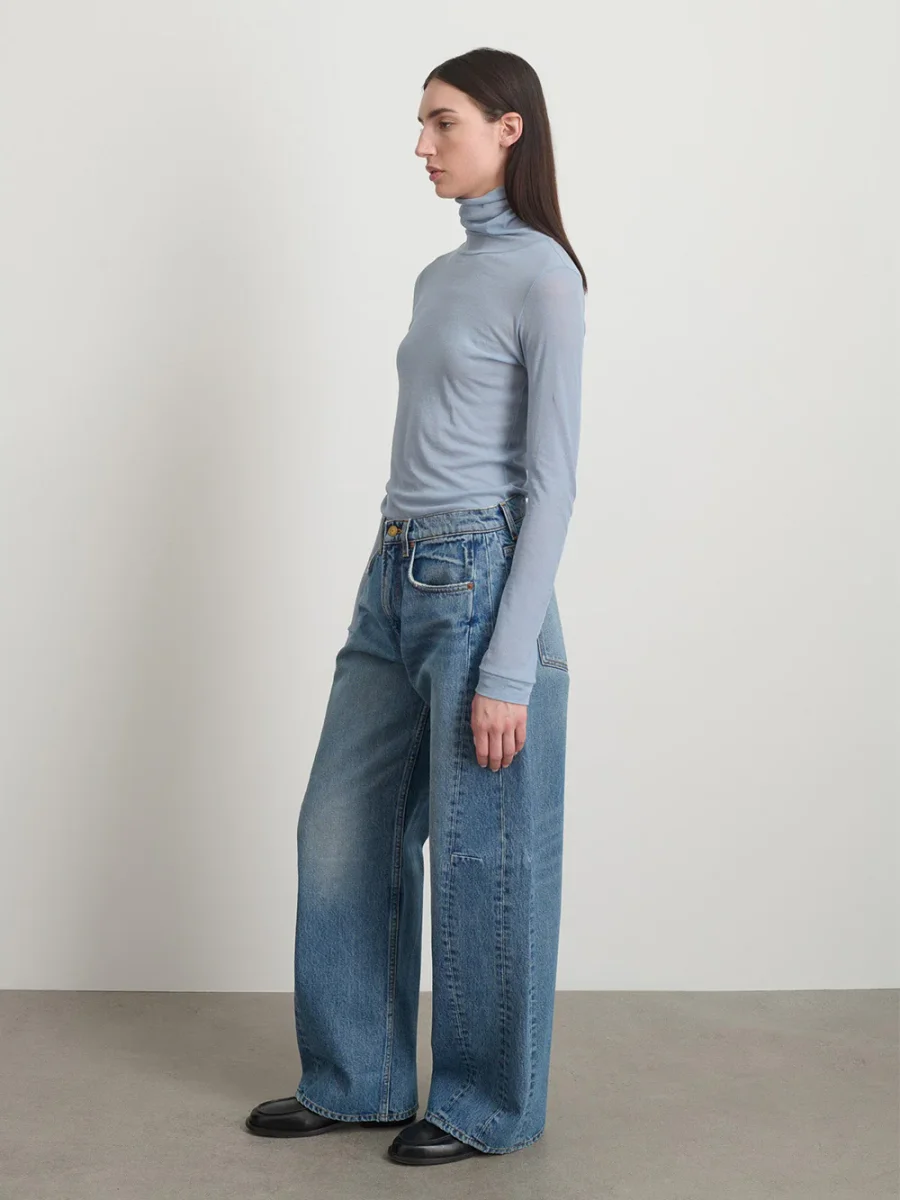 JEAN RELAXED CUFFED LASSO JANE WASH – Image 4