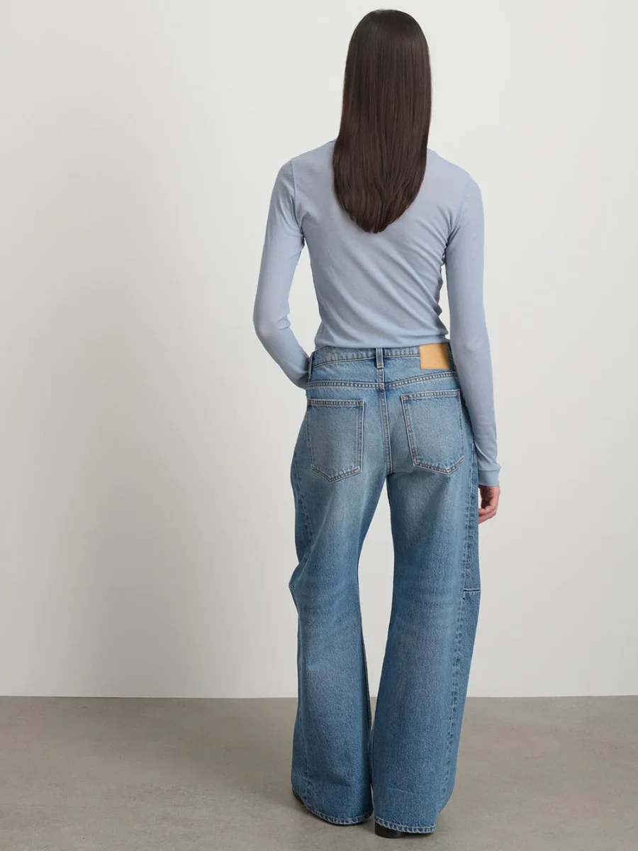 JEAN RELAXED CUFFED LASSO JANE WASH – Image 5