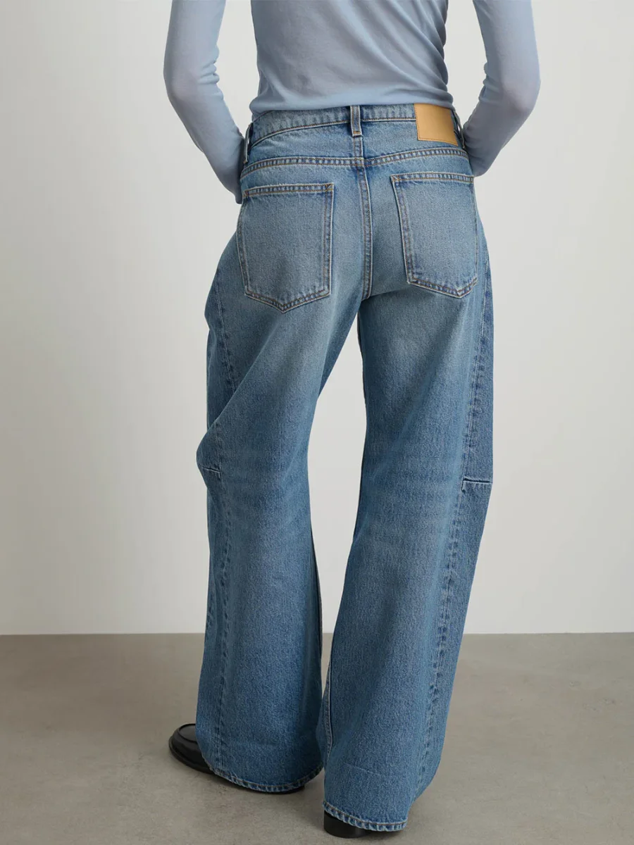 JEAN RELAXED CUFFED LASSO JANE WASH – Image 7