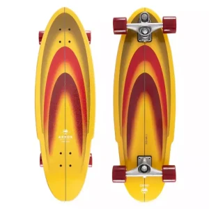 ARBOR x JORDAN BRAZIE C7 SURFSKATE Yellow red
