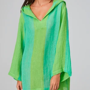 TUNIQUE À CAPUCHE VERTE