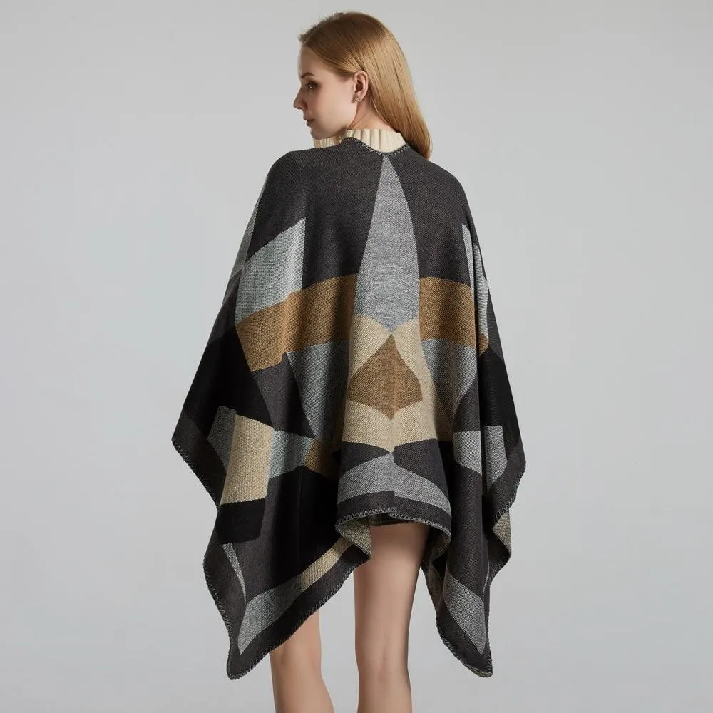 Cape à carreaux femme – Image 8